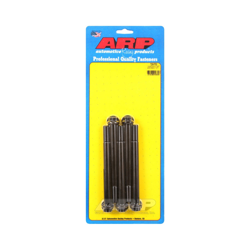 Set de șuruburi și piulițe universale ARP 1/2-20 – Black Oxyde, 12 capete x 5 - ARP-726-5750 - 726-5750 - 3666618199320